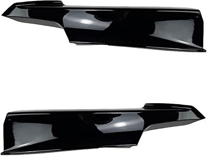 FSFY Stoßstangen-Eckspalter, 1 Paar Frontstoßstangen-Spoilerlippe für BMW 3er-Serie F30 F31 4-Türer Limousine und 5-Türer Wagon mit M Sport Stoßstange 2012–2018, glänzend schwarz