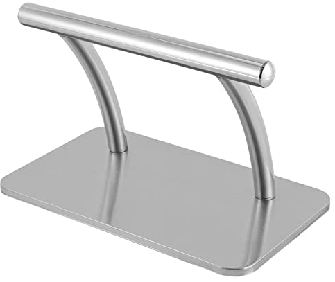 Lightakai - Edelstahl Fußstütze, Professionelle Mobile Fußstütze Fußpedal Teile für Friseur Beauty Spa Nail Massage Salon Stühle, 32 x 19 x 21 cm