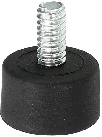 PATIKIL Universal 1/4 x 1 Rubber Tripod Feet, Anti-Slip Tripod Replacement Parts for Camera Tripods Monopod, Black