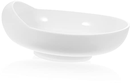 Lurrose Cuenco Salpicaduras Para Mayores Plato De Silicona Con Base De Succión Vajilla Portátil