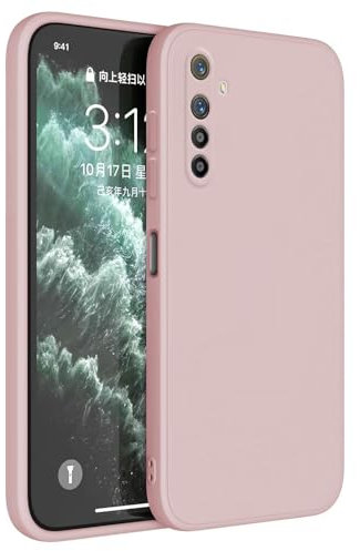 Topme Funda para Realme XT/Realme X2 (6.4 Inches) Carcasa Caja Case Estuche, Funda Protectora de Piel de Silicona TPU - Polvo de Arena