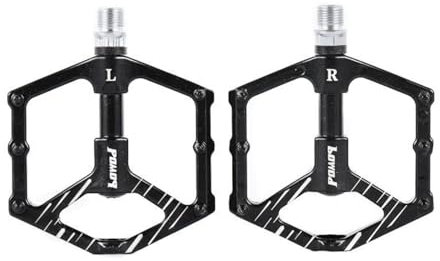 YBRAVO Fahrradpedale, 9/16 Mountainbike-Pedale, rutschfeste Fahrradpedale, Aluminiumlegierung, geeignet für Mountainbike, Rennrad, Klapprad, Fitness-Bikes