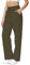 HMIYA Jogginghose Damen Baumwolle Freizeithose Lang offenem Boden Yogahose Sporthose Geradem Bein Hose mit Taschen(Armeegrün L)