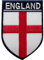 England Flag Shield Patch Iron Sew On T Shirt UK GB Football Embroidered Badge