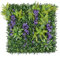 Artificial Living Wall Panels 1m x 1m, Green Plant Foliage Hanging Wisteria, Indoor Outdoor, Home Garden Decoration, Privacy Hedge Fence Screening, UV Stabilised, Waterproof, Natural Look (Purple x1)