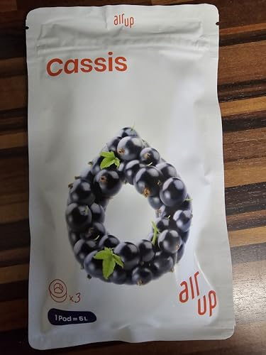 Generisch 3x Pod Cassis Air Up Original Accessoires pour Gourde Coussinets aromatisés 0 Calorie (Pod Cassis)
