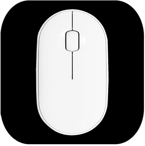 Mini Mouse Pad, 6x6 Inches, Waterproof Non-Slip Rubber Base, for Laptop, Keyboard Tray, Wireless Mouse, Home, Office, Travel (Black)