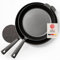 STUR® - ORIGINAL Gusseisenpfanne Induktion Set 24cm & 28cm - Cast Iron Pan für alle Herdarten - Pfanne Gusseisen fein geschliffen - 100% Made in Germany - Natürliche ANTIHAFT-BESCHICHTUNG & kratzfest