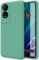 Tumundosmartphone Funda Silicona Líquida Ultra Suave para TCL 50 5G Color Verde