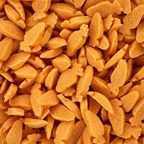 A Pinch Of - Carrot Cake Decorations Edible Easter Sprinkles for Cakes - 25g Matt Vegan Sugar Shapes - Spring & Easter Cake Sprinkles - Orange Carrots