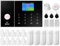 XNY 2G Komplettes Alarmsystem, WLAN Drahtlose Alarmanlage für Haus & Wohnung mit APP, 24-Teiliges Hausalarmanlage Set mit Sirene, Bewegungsmelder, Tür Sensoren, Fernbedienung, Funktioniert mit Alexa