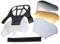 Universal Flash Speedlite Bounce Diffusor Reflektor mit 3 Farben Reflektorplatine