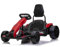 Drift Racer 24V Electric Ride On Go Kart┃Drift Go Kart┃Electronic and Mechanical Brakes┃Racing steering wheel┃Variable Speed┃Rear slick drift wheels┃LED Light┃OutdoorToys┃2 Colour Options┃Red┃