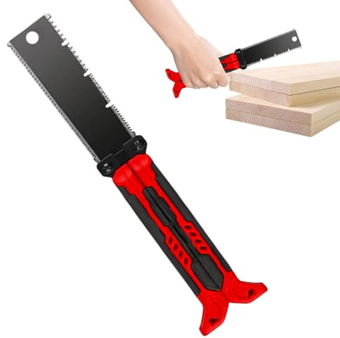 Faltsäge mit zwei Kanten, kleine Handsäge für Holz,Multifunktions-Doppelkante Handsäge | Tragbare Handsäge, dauerhafte Holzbearbeitungssäge für Möbel, Boden, Tisch