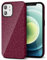 Svanove Cheetah Print Phone Case for iPhone 12/12 Pro Case Girly Trendy Leopard Pattern, Retro Cool Animal Print, Luxury Cute Case for Women, Aesthetic Y2k Hard Shell Plastic, Burgundy