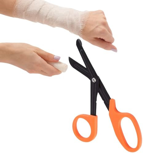 Forbici per Bendaggi, 2 pezzi Forbici per Infermieri,Bende Forbici,Forbici Mediche,Forbici per Bendaggi,Forbici da trauma per kit di pronto soccorso da viaggio all'aperto