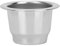 Cápsulas de acero inoxidable, cápsulas de café recargables de acero inoxidable, tazas de cápsulas de café reutilizables para cafetera Nespresso
