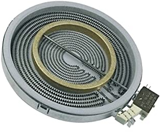 SOS Accessoire Halogen-Kamin, Ø 210/120 mm, 2200/750 W, EGO für Kochfeld Bosch 00436657, 00436711