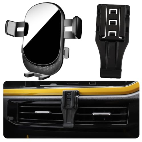 Kacarx Auto Handyhalterung für Volkswagen Polo Auto Zubehör [Nur Kompatibel mit 2017-2025 VW Polo VI] 360° Drehbar Handy KFZ Halterungen für iPhone, Galaxy und Andere Android Smartphone
