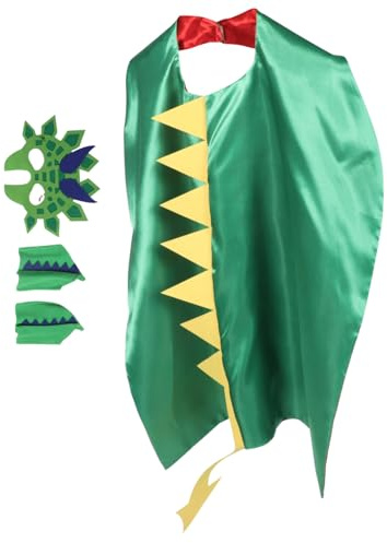 ifundom Halloween Dinosaur Cape for Cartoon Dino Costume Accessories for Boys and Stitched Dinosaur Wearable Cape for Party Birthday School Events Creative Role Play