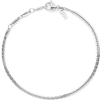 Copenhagen STUDIOS Armband Unisex - silber - Gliederarmband aus poliertem Edelstahl für Damen & Herren - verstellbare Länge - wasserfest & hautfreundlich