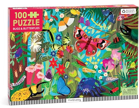 Bugs & Butterflies 100 Piece Puzzle