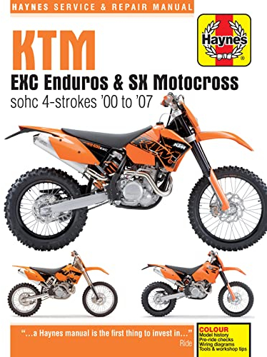 KTM EXC Enduros & SX Motocross sohc 4-strokes (00 - 07) (Haynes Powersport)