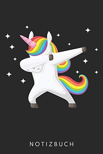 Einhorn Zeichnung Mit Regenbogen Pferd Mähne: Din A5 Heft (Kariert) Mit Karos Mit Regenbogen Einhorn Zeichnung | Notizbuch Tagebuch Planer Für Comic ... | Notiz Buch Geschenk Journal Tiere Notebook