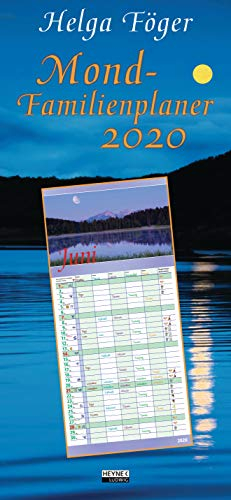 Mond-Familienplaner 2020: Wandkalender