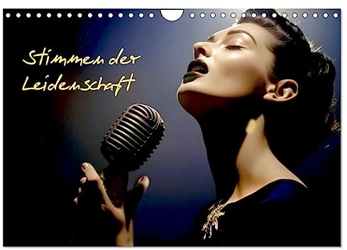 Die Stimme der Leidenschaft (Wandkalender 2026 DIN A4 quer), CALVENDO Monatskalender: Starke Frauen am Mikrofon (CALVENDO Kunst)