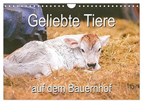 Geliebte Tiere auf dem Bauernhof (Wandkalender 2026 DIN A4 quer), CALVENDO Monatskalender: Glückliche Tiere machen Kinder und Erwachsene einfach froh (CALVENDO Tiere)