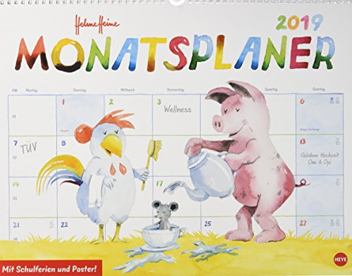 Helme Heine Monatsplaner - Kalender 2019