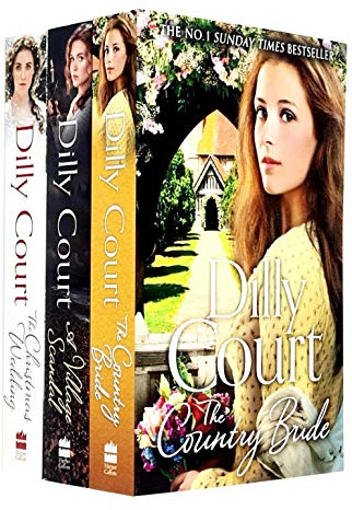 Dilly Court 3 Books Collection Set (The Country Bride, A Village Scandal, The Christmas Wedding)