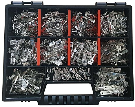 Sortiment Flachsteckhülsen/Flachsteckern 6,3x0,8 Kabelschuh DIN über 500 Teile