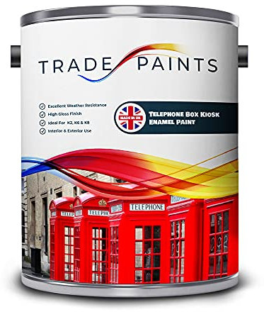 Telephone Box Kiosk K2/K6/K8 Red Paint Gloss - 2.5 Litre