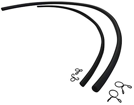 Schlauch-Set Benzinschlauch 5/8mm & Unterdruck-Ölschlauch 2,5/5mm incl. 4 Schellen für Scooter Roller Mofa Moped