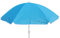 Meinposten Sonnenschirm Ø 138 cm Strandschirm Schirm mit 3 Haken Strand Urlaub UV Schutz (Blau)