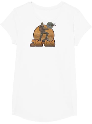 Marvel Star-Lord Guardians of Galaxy 2 Pose Graphic T-Shirt T-Shirt
