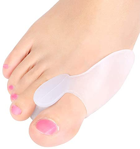 Tutore alluce valgo, 6 pz, Alluce valgo correttore, Separatore Dita Piede, Silicone, Tutore Uomo Donna