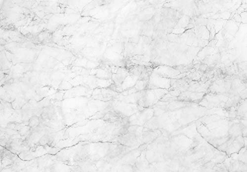 wandmotiv24 Photo murale Pierre aspect marbre gris S 200 x 140cm - 4 pièces photo, papier peint non tissé décor en marbre blanc M6555
