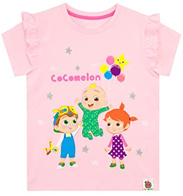 CoComelon Mädchen T-Shirt JJ Rosa 92