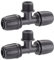 Pop Up Sprinkler Connector Threaded 3-Way Claber 91017. Pack of 2