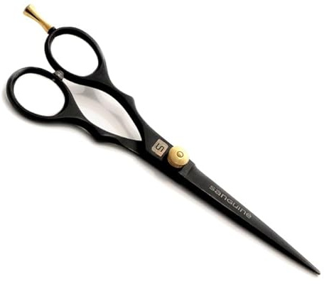 Left Handed Hair Scissors, Left Hand Hair Cutting, Hairdressing and Barber Shears, 15,2 cm - Presentation Case..