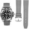 AIYIRUO Bracelets de Montre Fluorocarbone FKM Bracelet en Caoutchouc 19mm 20mm 21mm 22mm Bracelets de Montre à Dégagement Rapide Souples et Durables Bracelet de Remplacement