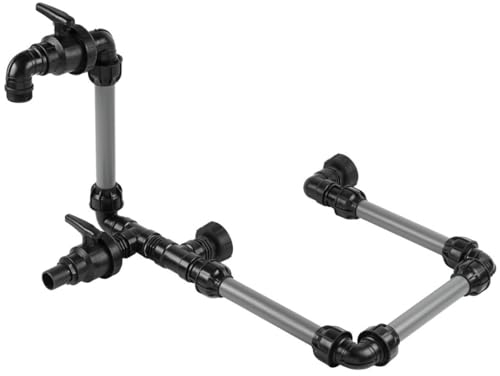 REKUBIK IBC Adapter S100x8-2 IBC hintereinander Schwanenhals Tankverbindung Rohr Größe 50mm