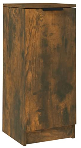 vidaXL Sideboard Smoked Oak 30x30x70 cm Engineered Wood