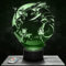 Lampada Led 3D decorativa Defense Of The Ancients D, idea regalo per adolescenti, accessorio Defense Of The Ancients D Gaming Gamer Videogiochi Decorazione camera da letto per ragazzi, idea regalo