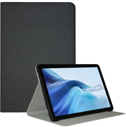 AKNICI Hülle für TECLAST T50 Top Gaming Tablet 11 Zoll(2023), Ultra Dünn PU Leder Folio Schutzhülle mit Auto Schlafen Wachen Weiche TPU Rückseite Abdeckung Klappständer für TECLAST Neu T50, Schwarz