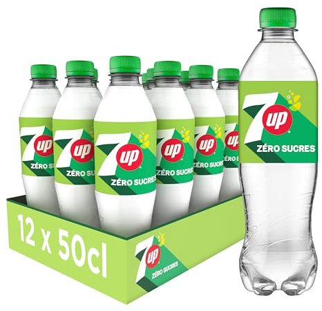 7UP Sans Sucres Bouteilles 12x50CL