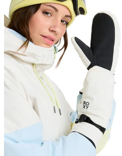 Roxy Handschuhe Jet Solid Mitt, Weiß, Größe M